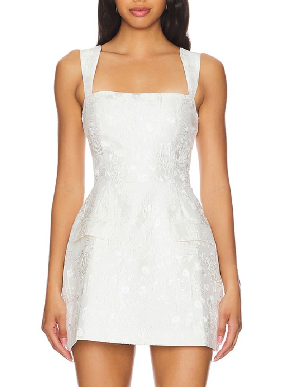 Amanda Uprichard Bethany Romper Dress in White